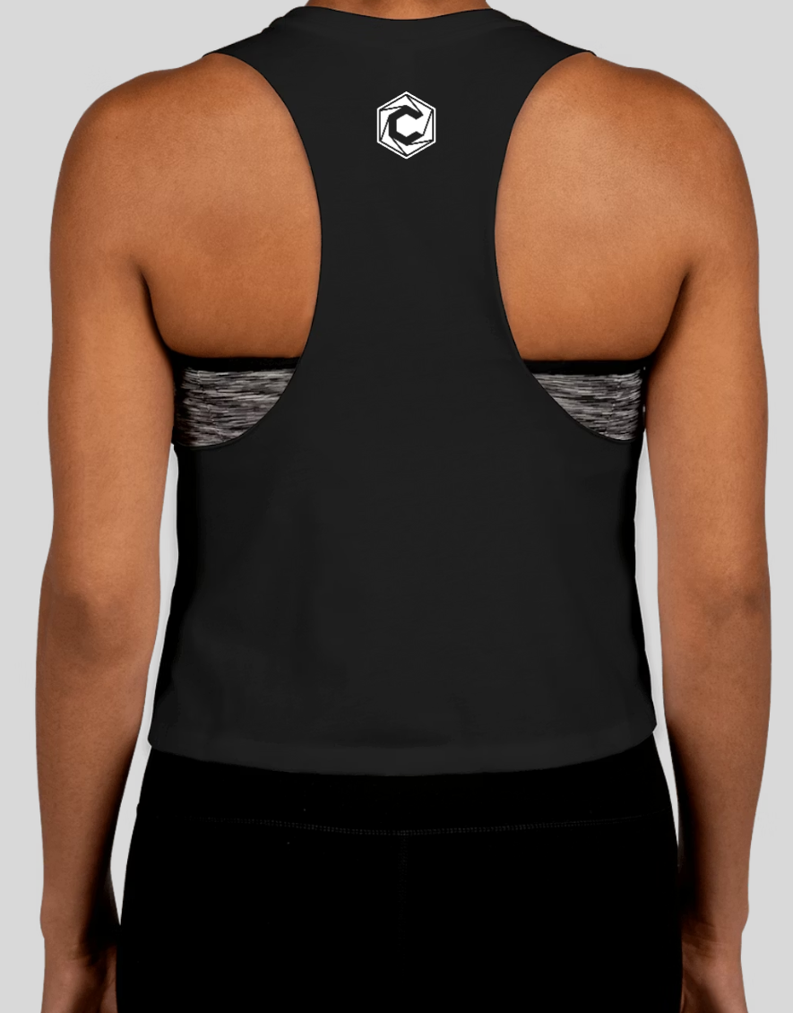 Bella + Canvas Women's Racerback Crop Tank Top