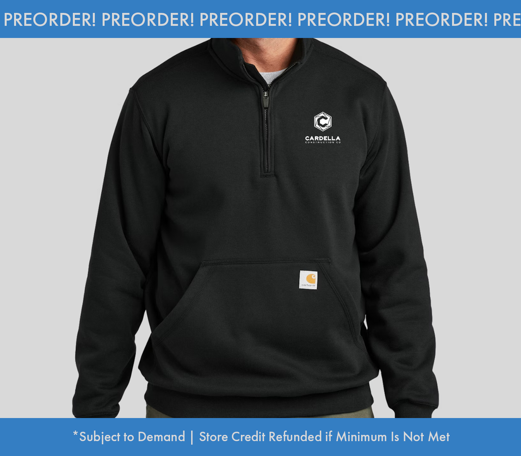 Carhartt Midweight Mock Neck Quarter Zip Sweatshirt (Preorder)
