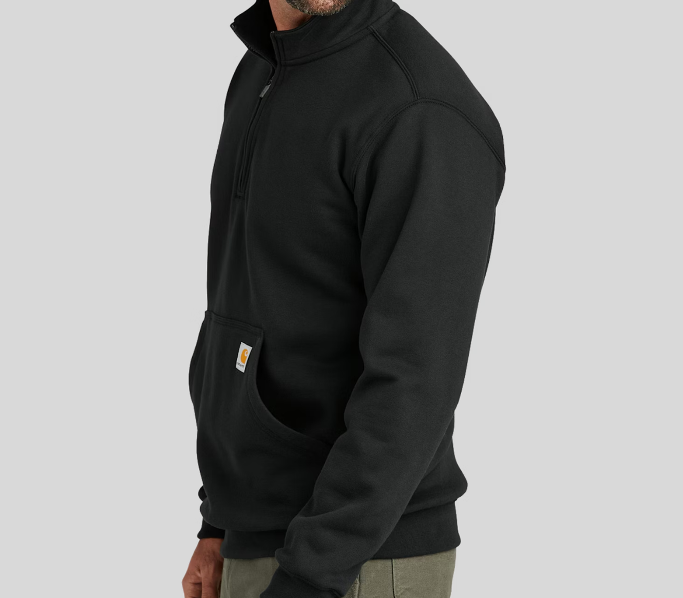 Carhartt Midweight Mock Neck Quarter Zip Sweatshirt (Preorder)
