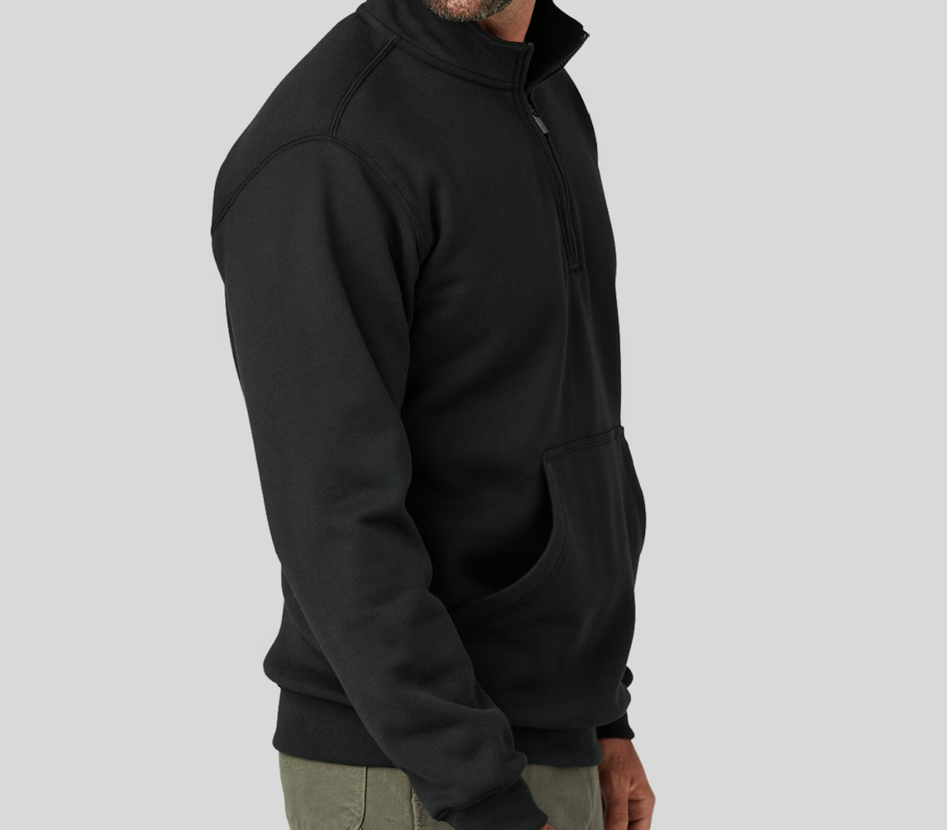 Carhartt Midweight Mock Neck Quarter Zip Sweatshirt (Preorder)