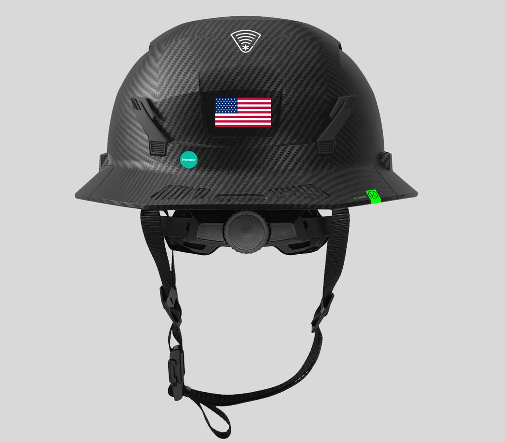Studson Full Brim Vented Carbon Hard Hat