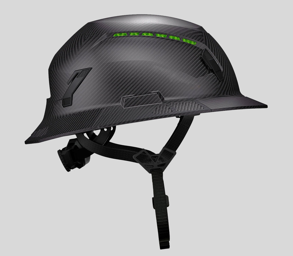 Studson Full Brim Vented Carbon Hard Hat