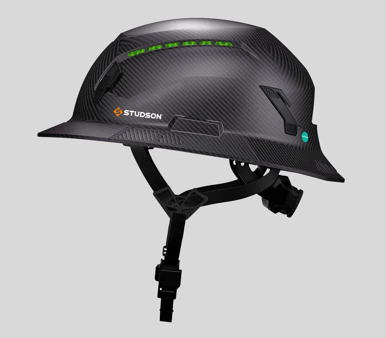 Studson Full Brim Vented Carbon Hard Hat