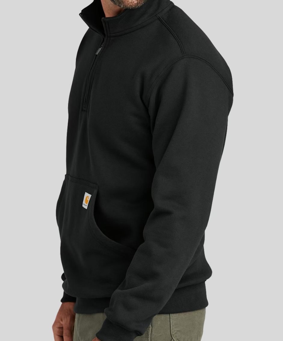 Carhartt Midweight Mock Neck Quarter Zip Sweatshirt