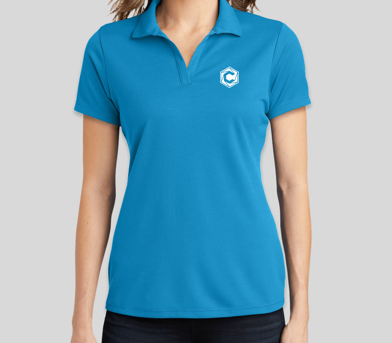 Women's Racermesh Performance Polo