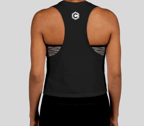 Bella + Canvas Women's Racerback Crop Tank Top (Preorder)