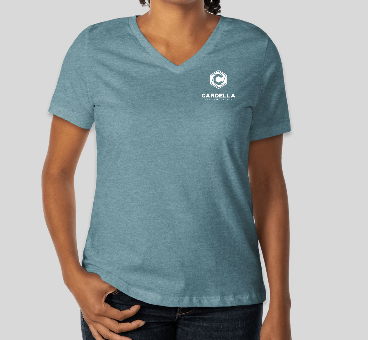 Women's Bella + Canvas Jersey V-Neck T-Shirt - Various Colors